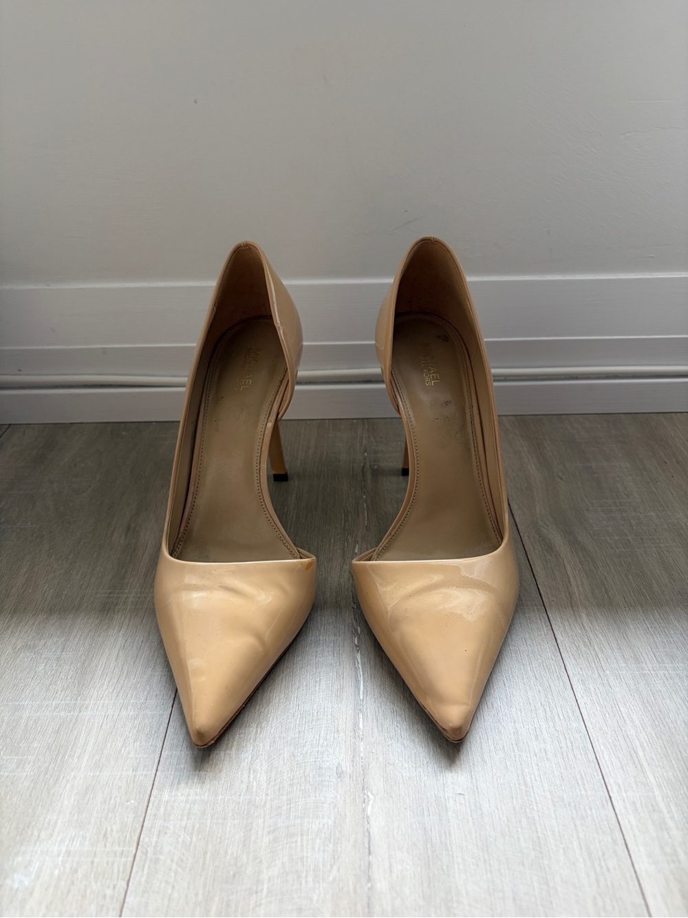Michael Kors Nude Patent Leather Pumps